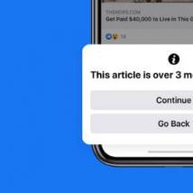 前沿科技资讯：Facebook现在在用户共享旧消息之前警告用户