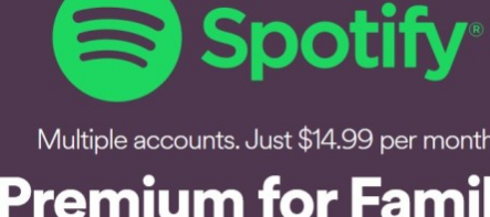 Spotify知道您正在与朋友分享您的家庭计划