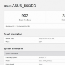 一款新型号ASUSI003DD出现在公众视野中
