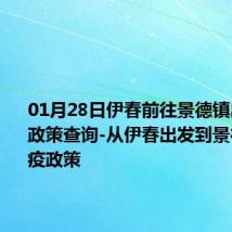 01月28日伊春前往景德镇出行防疫政策查询-从伊春出发到景德镇的防疫政策