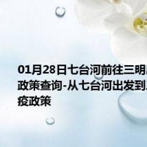 01月28日七台河前往三明出行防疫政策查询-从七台河出发到三明的防疫政策