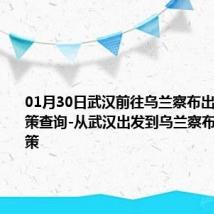 01月30日武汉前往乌兰察布出行防疫政策查询-从武汉出发到乌兰察布的防疫政策