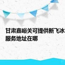 甘肃嘉峪关可提供新飞冰箱维修服务地址在哪