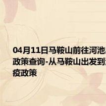 04月11日马鞍山前往河池出行防疫政策查询-从马鞍山出发到河池的防疫政策