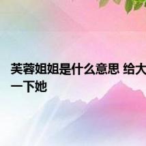 芙蓉姐姐是什么意思 给大家介绍一下她