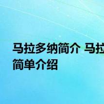 马拉多纳简介 马拉多纳简单介绍