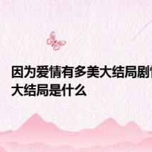 因为爱情有多美大结局剧情介绍 大结局是什么