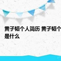 黄子韬个人简历 黄子韬个人简历是什么