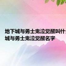 地下城与勇士鬼泣觉醒叫什么 地下城与勇士鬼泣觉醒名字