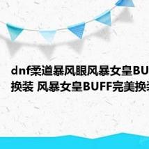 dnf柔道暴风眼风暴女皇BUFF完美换装 风暴女皇BUFF完美换装推荐