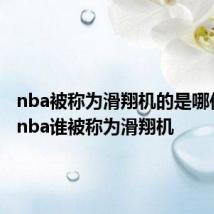 nba被称为滑翔机的是哪位球员 nba谁被称为滑翔机