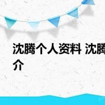 沈腾个人资料 沈腾的简介