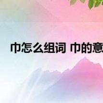 巾怎么组词 巾的意思