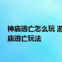 神庙逃亡怎么玩 游戏神庙逃亡玩法