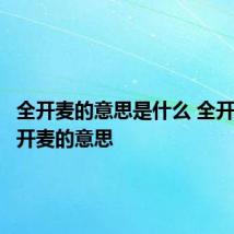 全开麦的意思是什么 全开麦和半开麦的意思