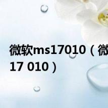 微软ms17010（微软ms17 010）