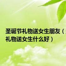 圣诞节礼物送女生朋友（圣诞节礼物送女生什么好）