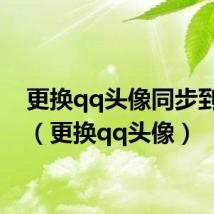 更换qq头像同步到空间（更换qq头像）