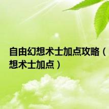 自由幻想术士加点攻略（自由幻想术士加点）