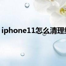 iphone11怎么清理缓存