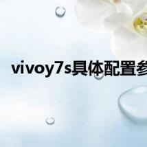 vivoy7s具体配置参数