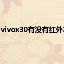 vivox30有没有红外功能