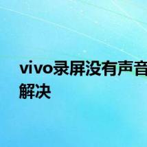 vivo录屏没有声音如何解决