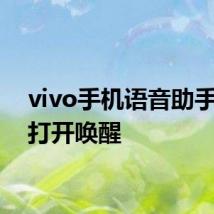 vivo手机语音助手怎么打开唤醒