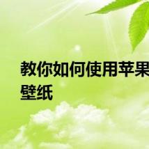 教你如何使用苹果动态壁纸