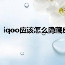 iqoo应该怎么隐藏应用