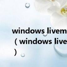 windows livemail官网（windows live是什么）