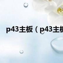 p43主板（p43主板）