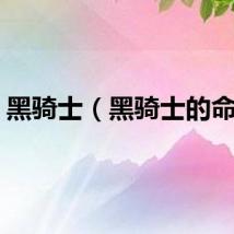 黑骑士（黑骑士的命令）