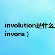 involution是什么意思（invons）