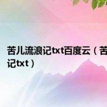 苦儿流浪记txt百度云（苦儿流浪记txt）