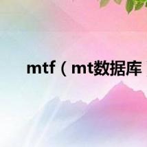 mtf（mt数据库）