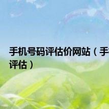 手机号码评估价网站（手机号码评估）