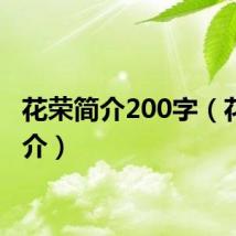 花荣简介200字（花荣简介）