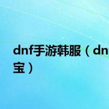 dnf手游韩服（dnf掌中宝）