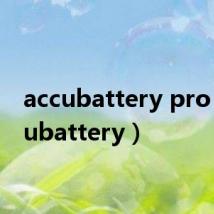 accubattery pro（accubattery）