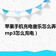 苹果手机充电音乐怎么弄（苹果mp3怎么充电）