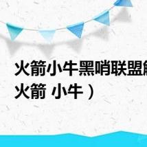 火箭小牛黑哨联盟解释（火箭 小牛）