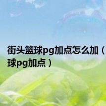 街头篮球pg加点怎么加（自由篮球pg加点）