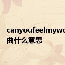 canyoufeelmyword歌曲什么意思