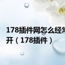 178插件网怎么经常打不开（178插件）