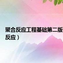 聚合反应工程基础第二版（聚合反应）