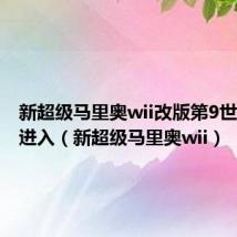 新超级马里奥wii改版第9世界怎么进入（新超级马里奥wii）