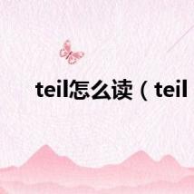 teil怎么读（teil）