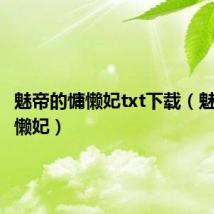 魅帝的慵懒妃txt下载（魅帝的慵懒妃）