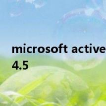 microsoft activesync4.5